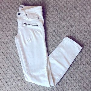 Paige white skinny jeans
